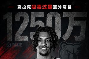 合同失效！FOS：克拉克合同无死亡保障 灰熊无需付最后一年1250万