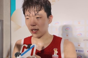 杨瀚森：很激动 喜欢这种氛围 回来就是把夏联练的东西运用到场上