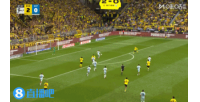 9分钟双响！恩梅查精彩倒钩破门，多特3-0领先