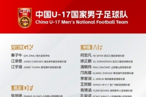 博主：U17国足将与阿根廷、墨西哥、坦桑尼亚同年龄段队伍热身