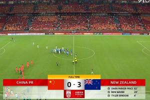 如何评价？国足上场3-0第173的马尔代夫，今天0-3第87的新西兰