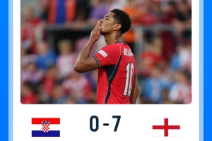 尴尬纪录！0-7负英格兰，克罗地亚成首个主场输7球的世界杯决赛队