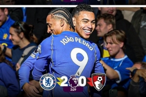 仅用2分29秒！切尔西取得英超联赛队史上最快的2-0领先