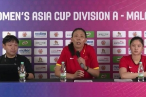 中国U18女篮大胜韩国夺得亚洲杯第三名 赛后新闻发布会